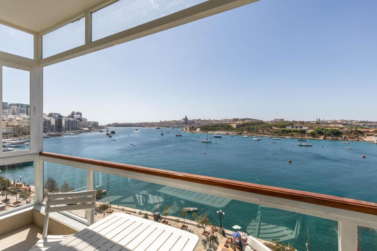 Stunning - Seafront 3-Bedroom 6Th Floor Sliema Eksteriør billede