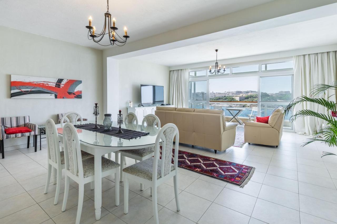 Stunning - Seafront 3-Bedroom 6Th Floor Sliema Eksteriør billede